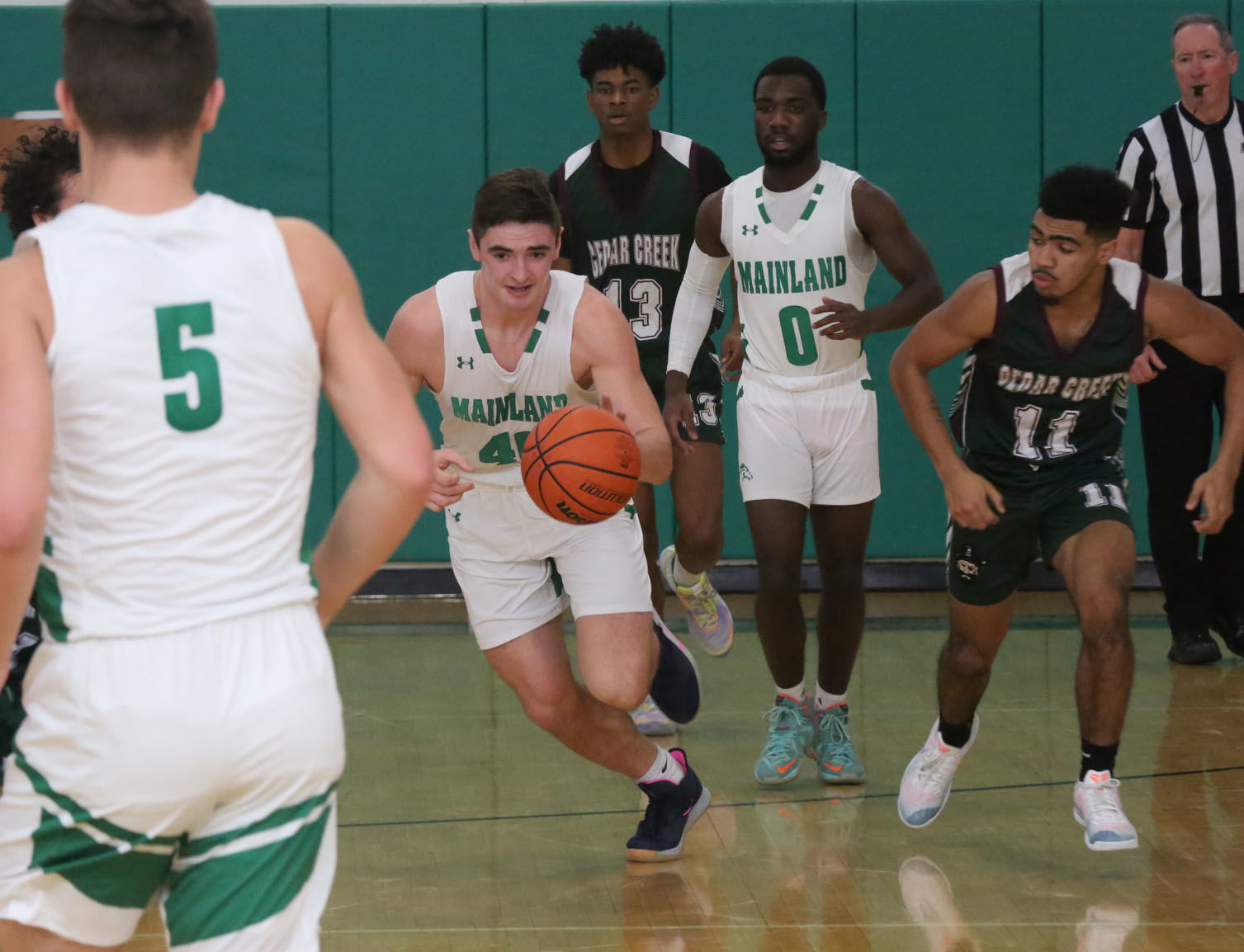Mainland Cedar Creek boys basketball